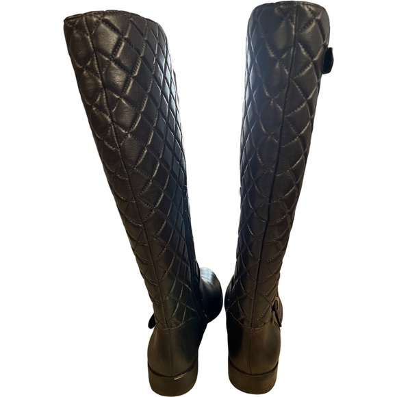 ARTURO CHIANG Quilted Riding Boots Brown - Picture 5 of 12